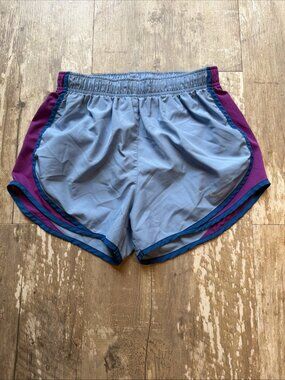 NIKE Tempo Running Shorts Dri-Fit Lined Elastic Waist Blue Women’s Small